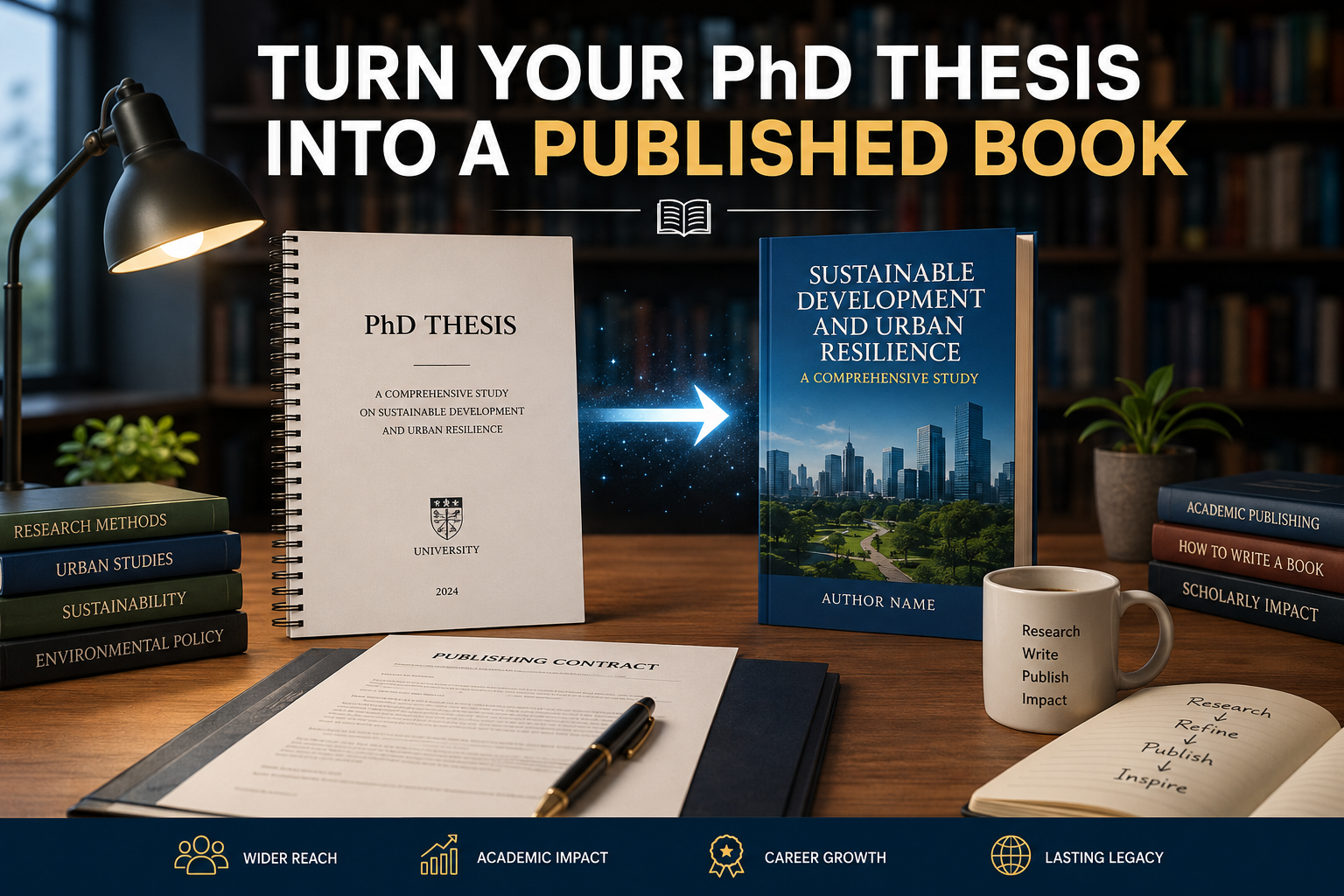 How to Turn Your PhD Thesis into a Published Book