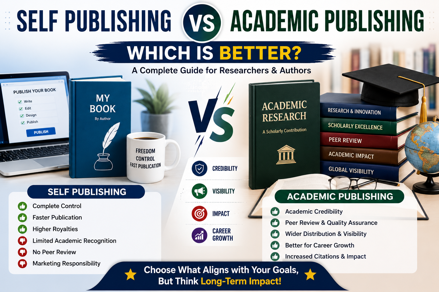 Self Publishing vs Academic Publishing: Which Is Better?
