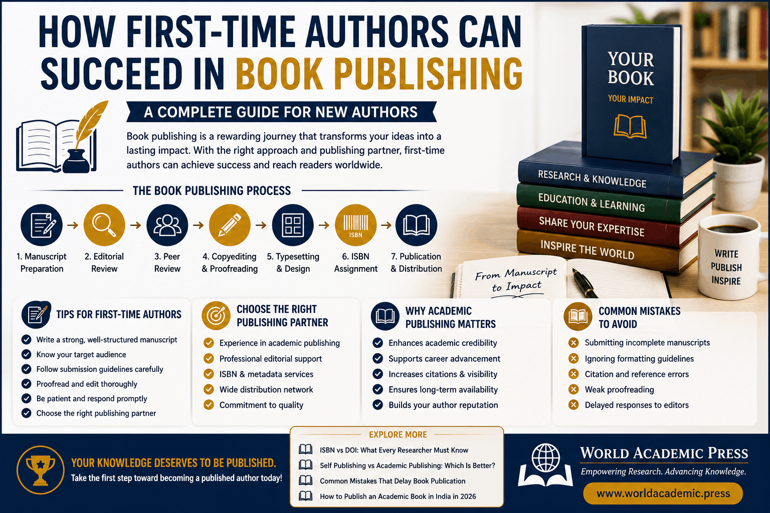 How First-Time Authors Can Succeed in Book Publishing