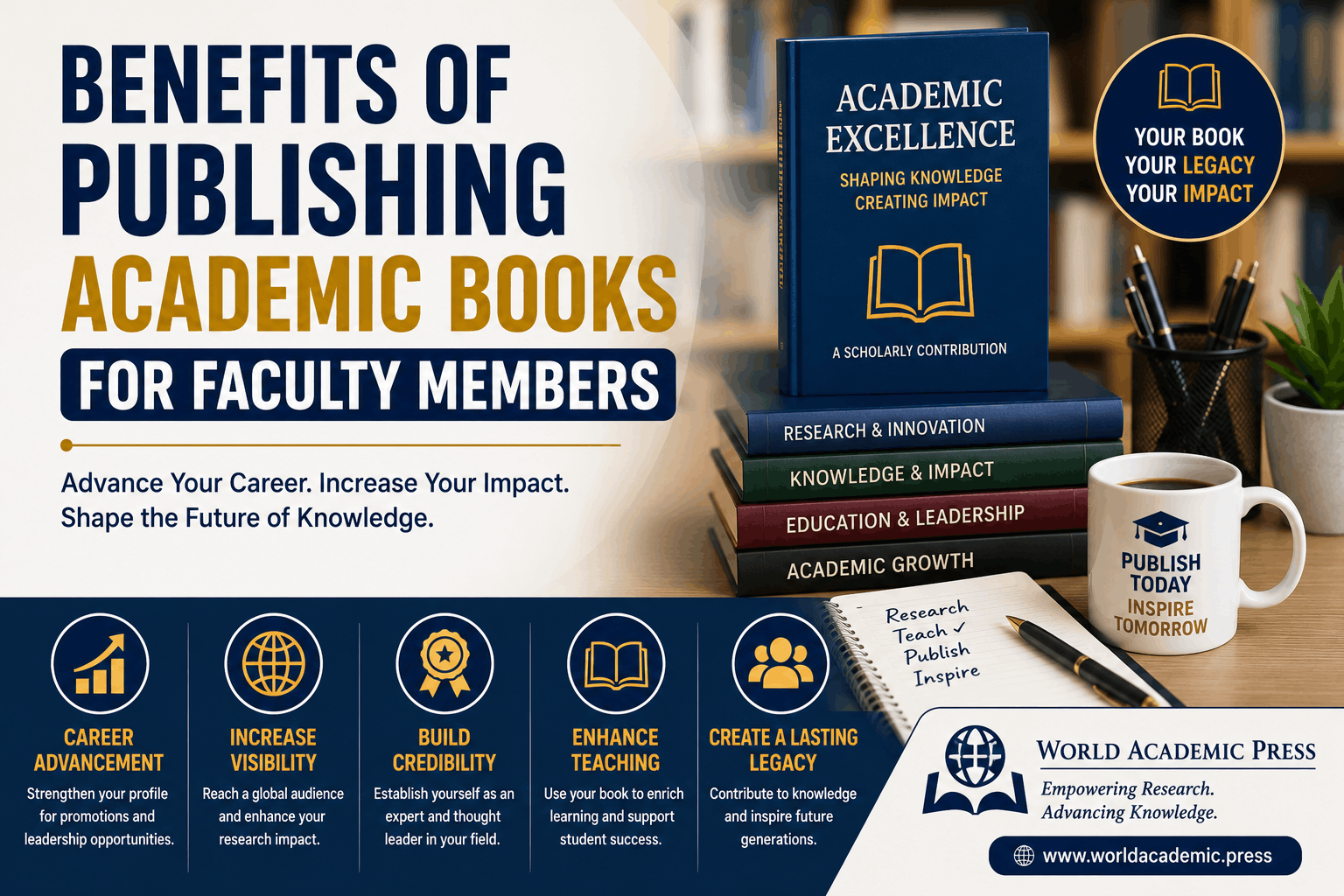 Benefits of Publishing Academic Books for Faculty Members