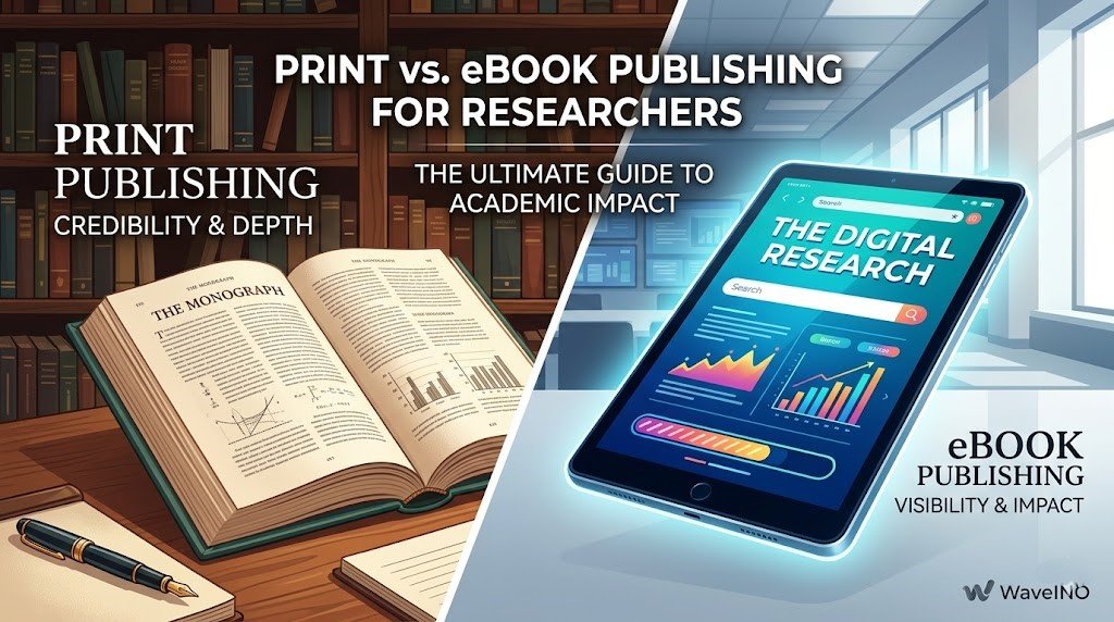 Print Book vs eBook Publishing for Researchers: The Ultimate Guide