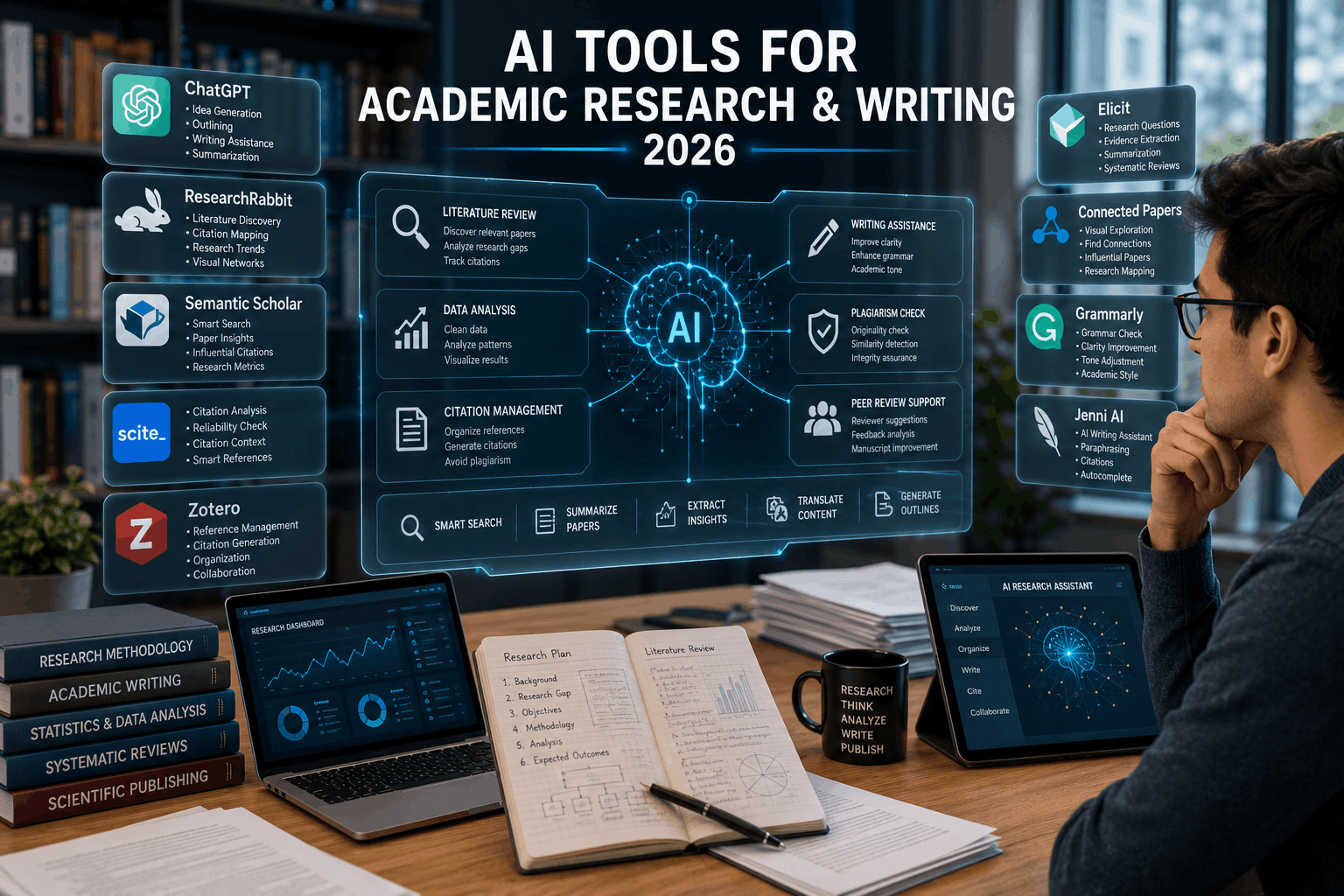 AI Tools for Academic Research and Writing in 2026
