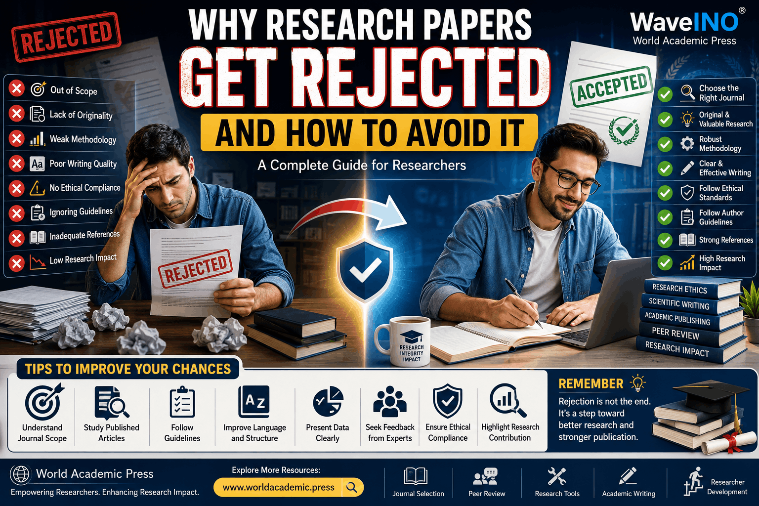 Why Research Papers Get Rejected and How to Avoid It