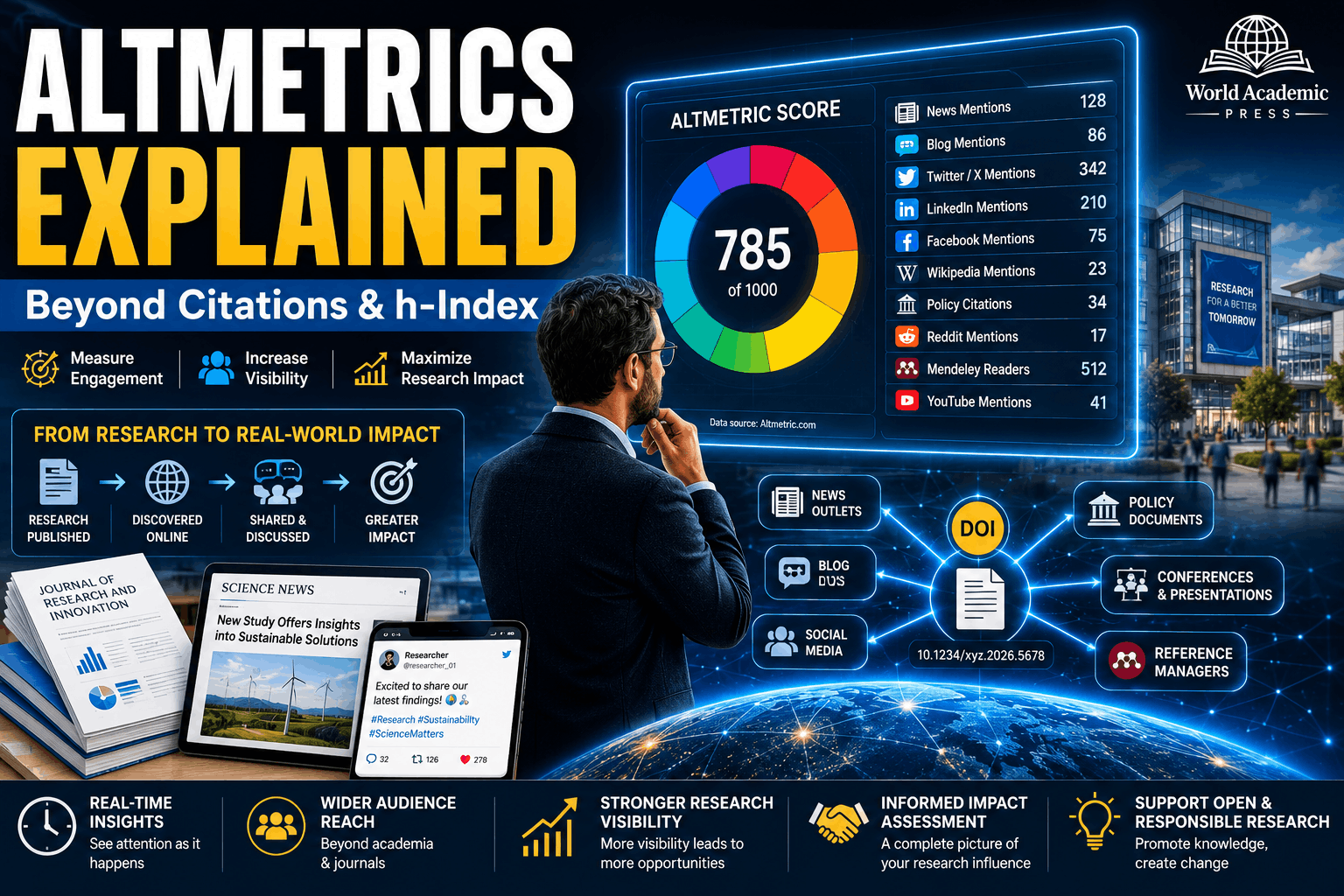 Altmetrics Explained for Researchers: A Complete Guide