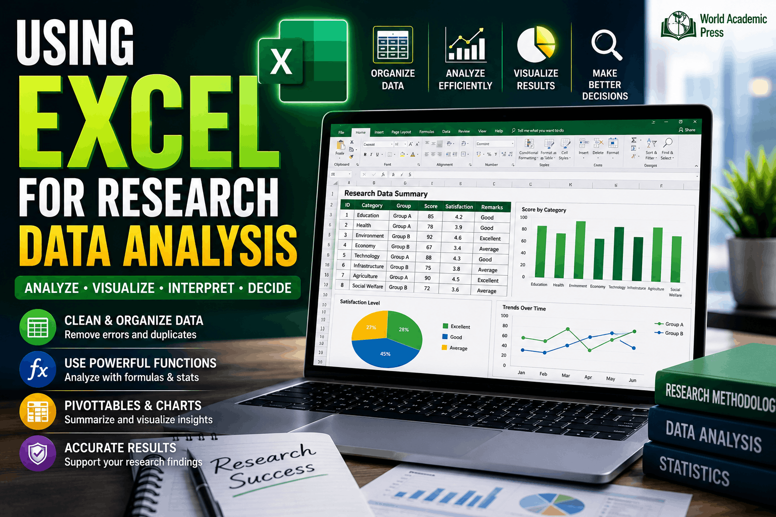 Using Excel for Research Data Analysis | Beginner's Guide