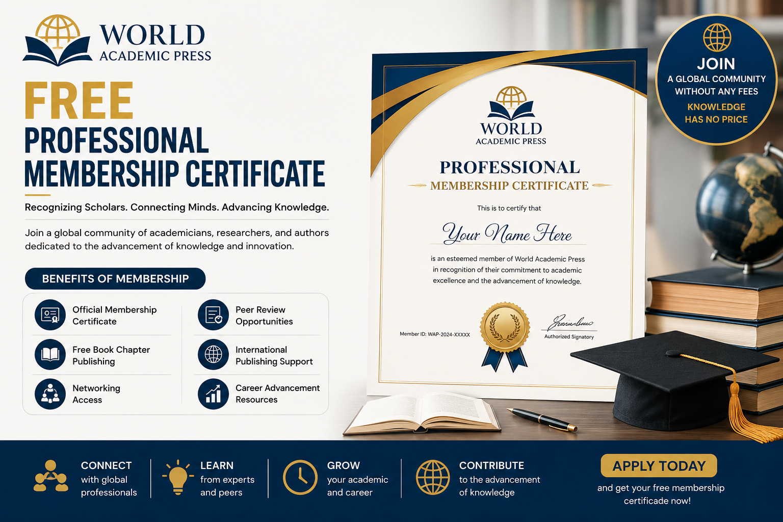 Free Professional Membership Certificate: A Complete Guide for Academicians, Researchers, and Authors