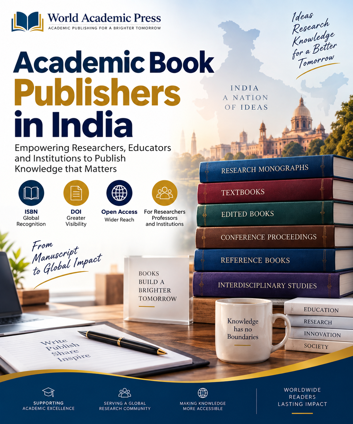 Academic Book Publishers in India: A Complete Guide for Researchers, Professors and Authors