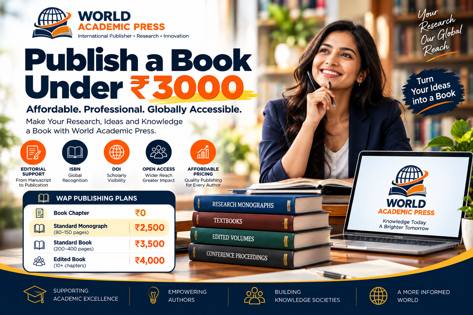 Publish a Book Under ₹3000 in India: Affordable Academic Book Publishing in 2026
