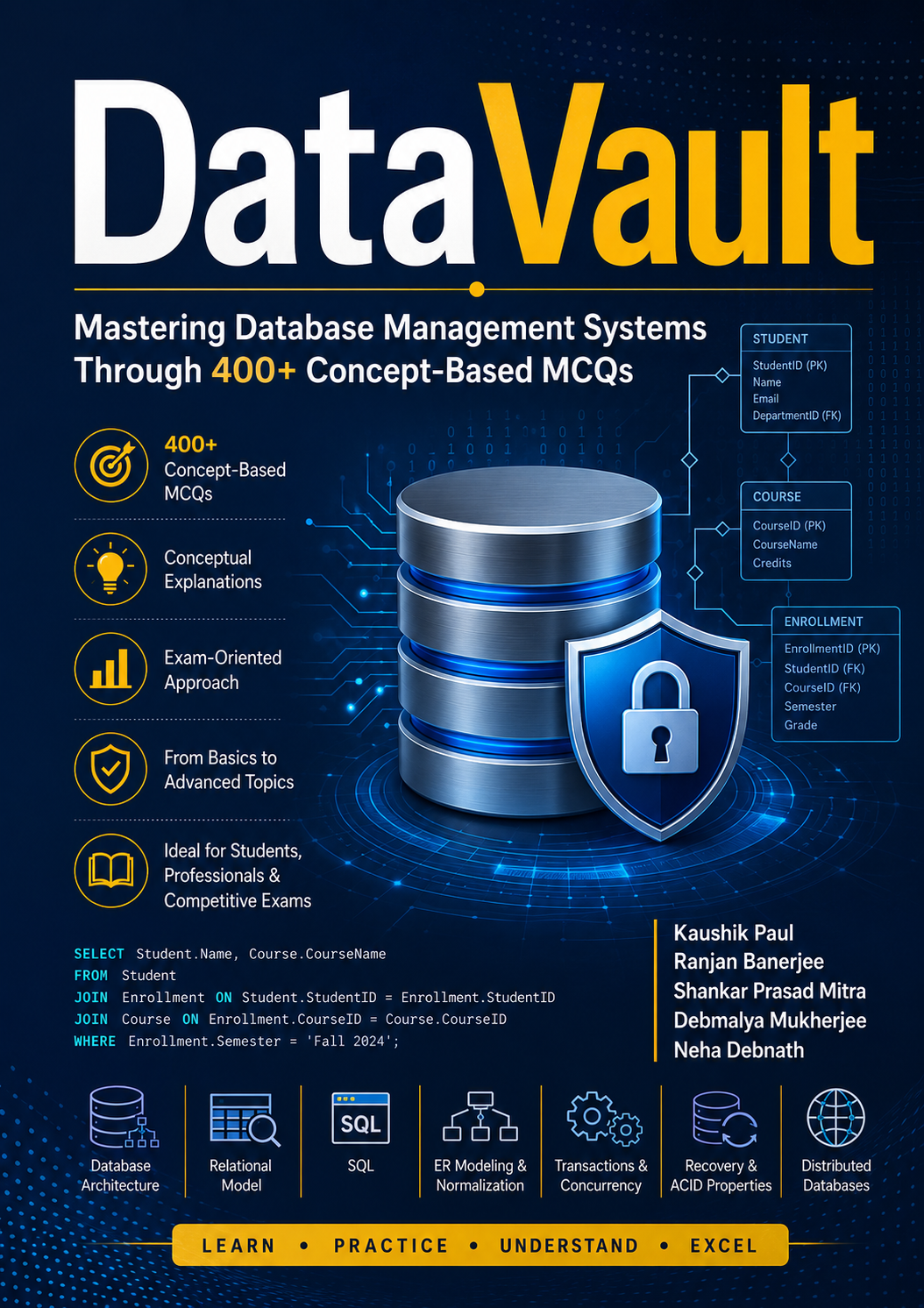 DataVault Mastering Database Management Systems Through 400+ Concept-Based MCQs